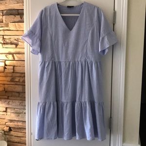 NWOT Nursing Queen Blue Dress Size L